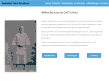 Tablet Screenshot of judo-oud-turnhout.be